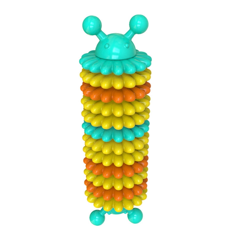 Antenna Caterpillar Dog Teether Toy Bite New Molar Toothbrush Pet Supplies Caterpillar Dog Toy
