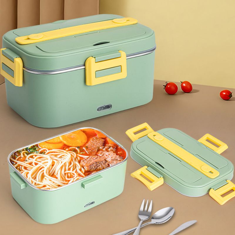 Pousbo® Stainless Steel Electric Heating Bento Lunch Box