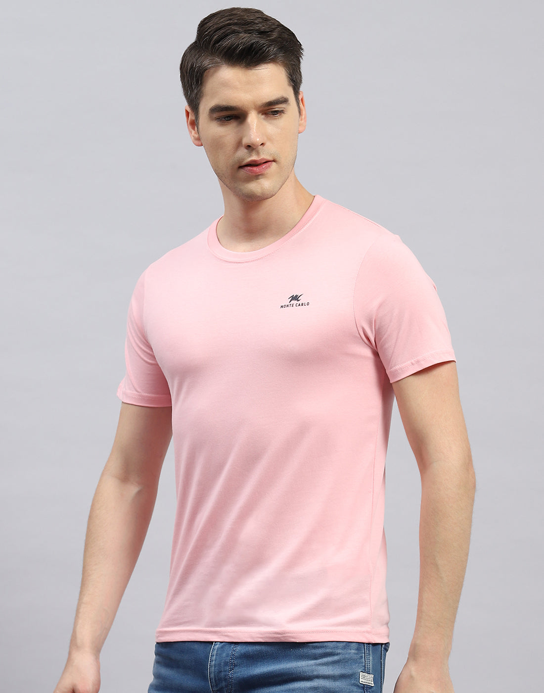 Men Green. Blue & Pink Solid Round Neck Half Sleeve T-Shirt (Pack of 3)