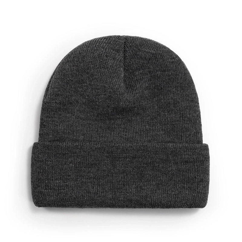 Unisex Minimalist Solid Color Eaveless Wool Cap