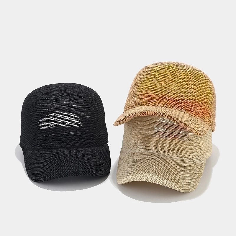 Women's Vacation Minimalist Solid Color Curved Eaves Baseball Cap