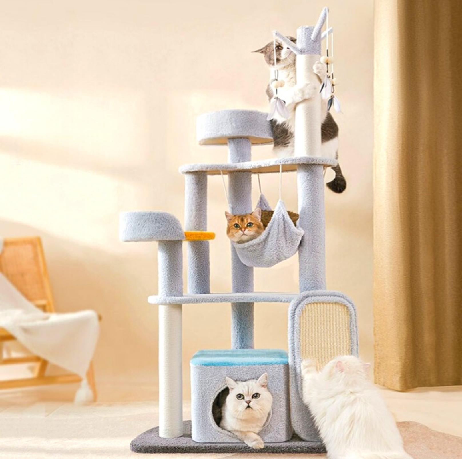 Laputo Palace Multi-functional Cat Tree | Scratching Posts & Lounging Areas