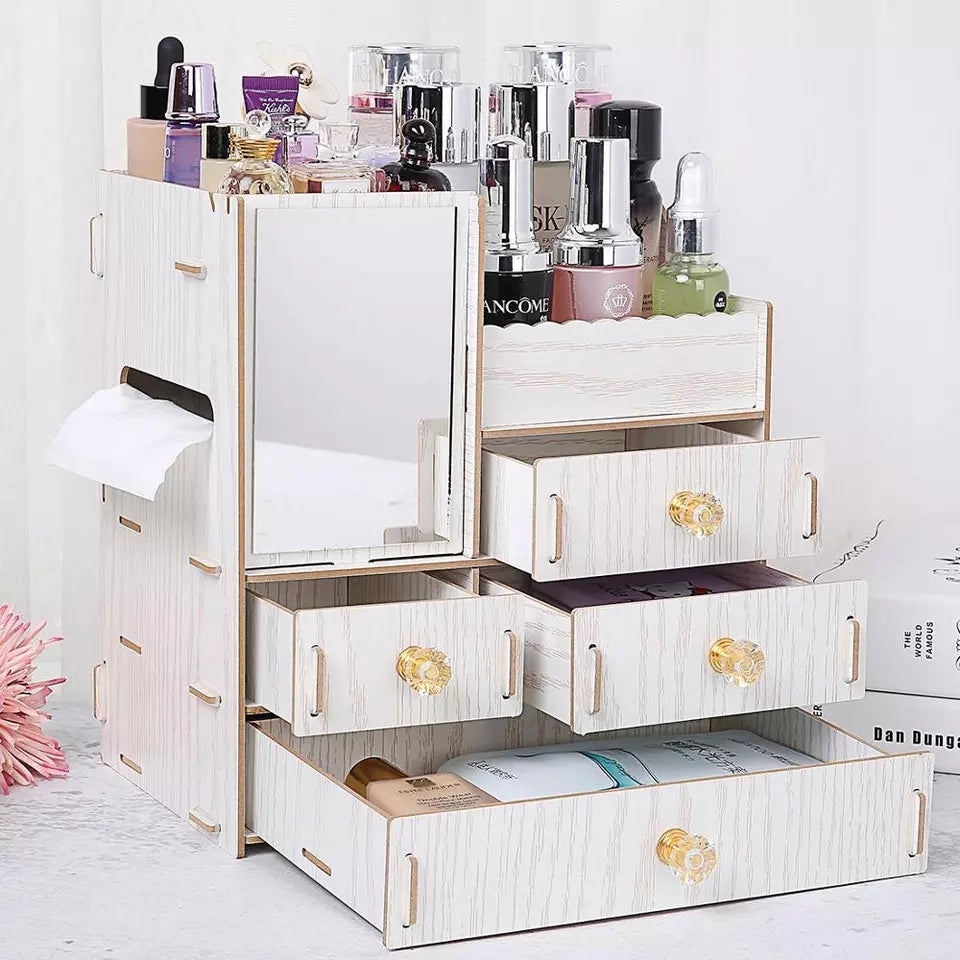 WOODEN JEWELRY ORGANIZER