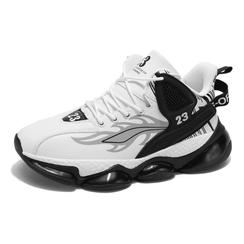 Men's Thick Sole Shock Absorption Outdoor Running Shoes