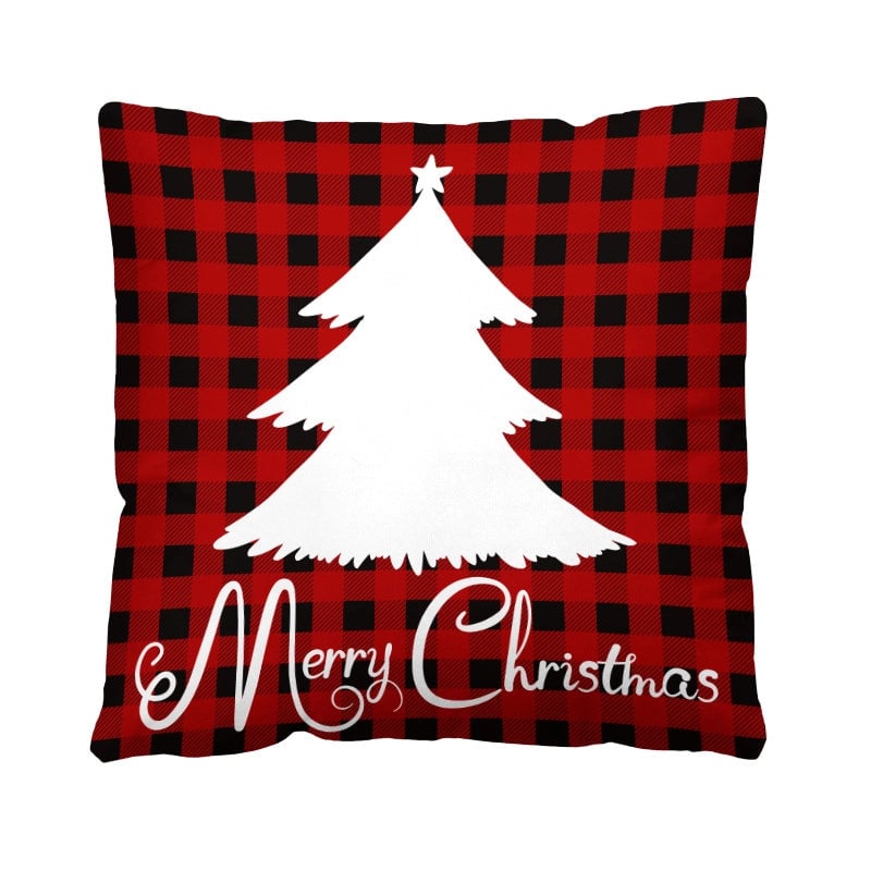 Casual Vacation Letter Short Plush Pillow Cases