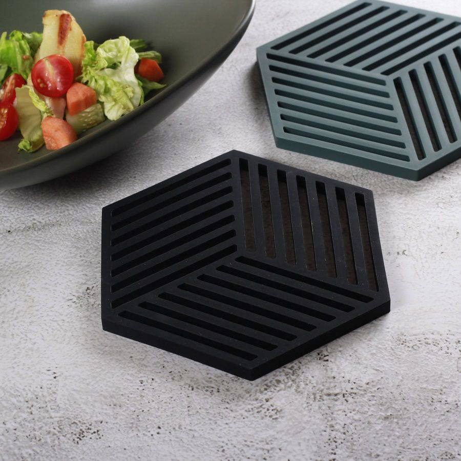 Hexagon Trivet - Black