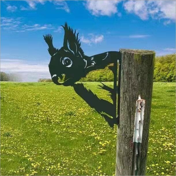 🔥Farm Peeping Animal Metal Art