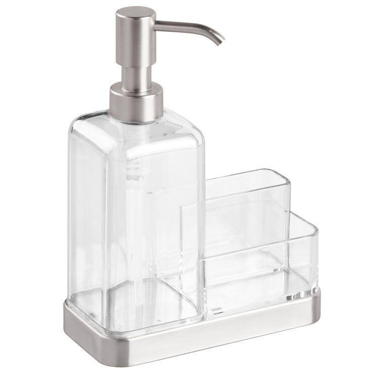 Forma Soap and Sponge Caddy - Clear