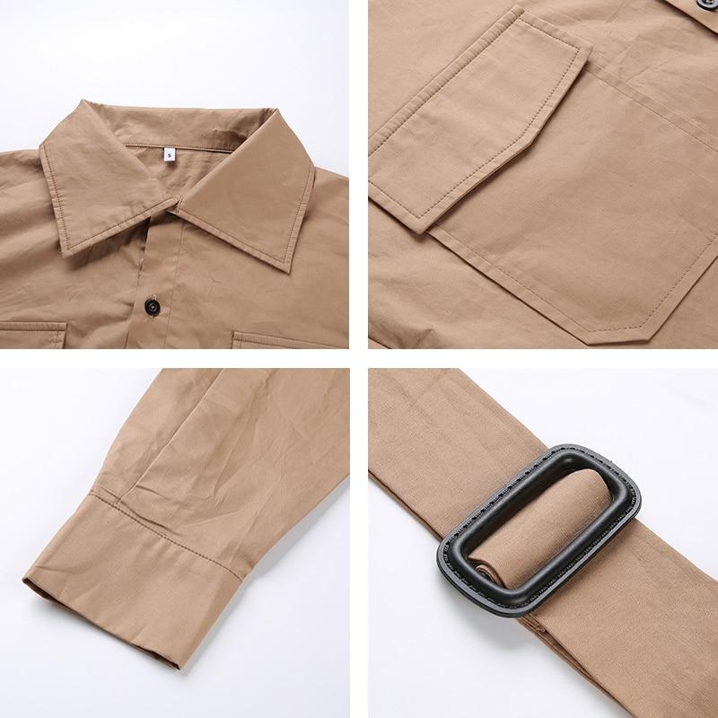 Oversized Cargo Shirt Dress