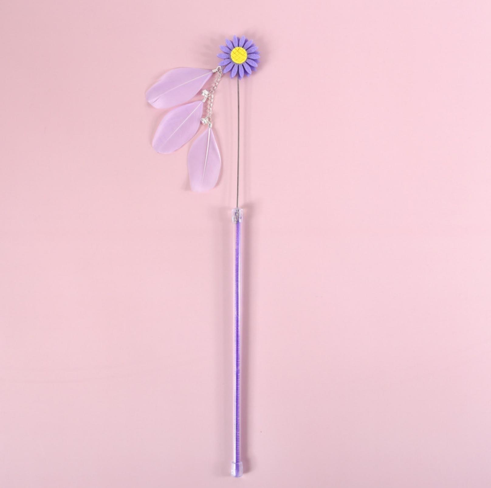 Fairy Daisy Felt Cat Stick Cat Toys