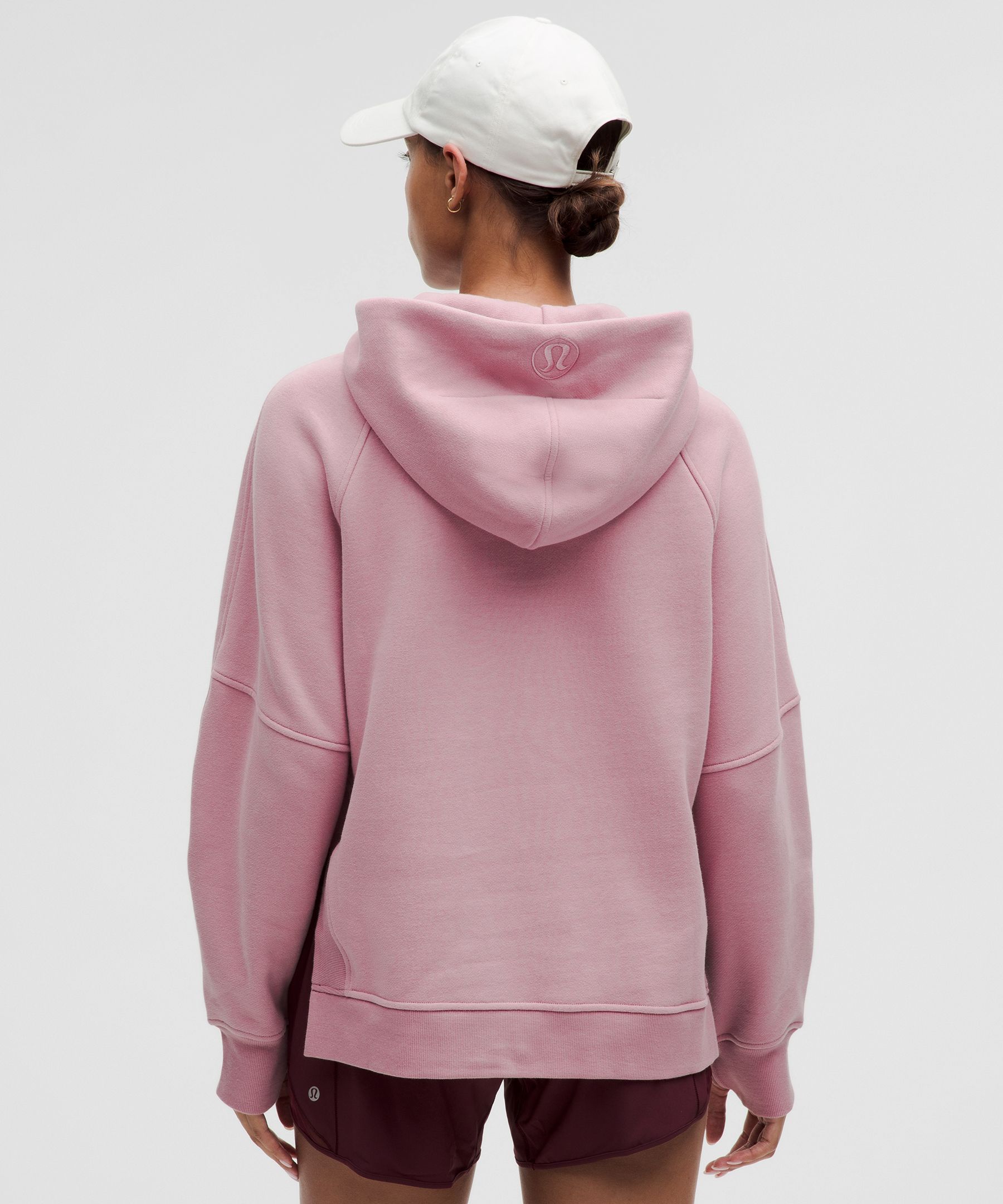 Scuba Oversized Side-Slit Hoodie