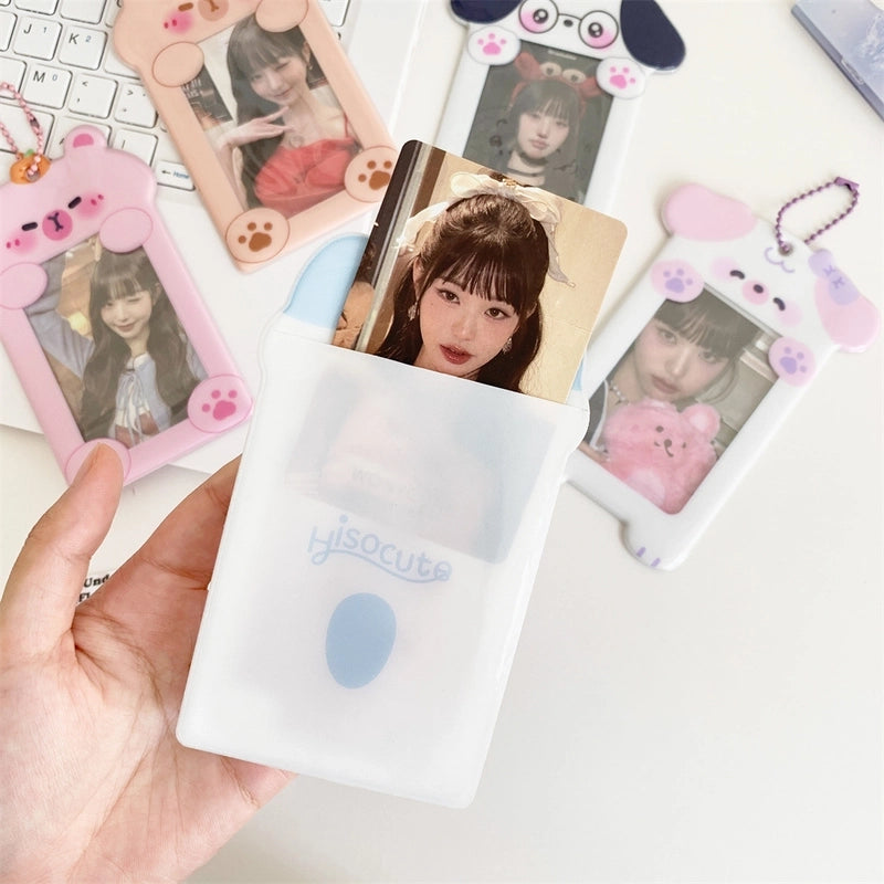 Women's Animal Cartoon PVC Hook Loop Card Holders