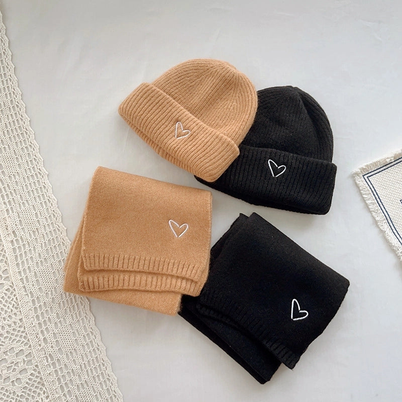 Kid's Cute Sweet Solid Color Wool Cap