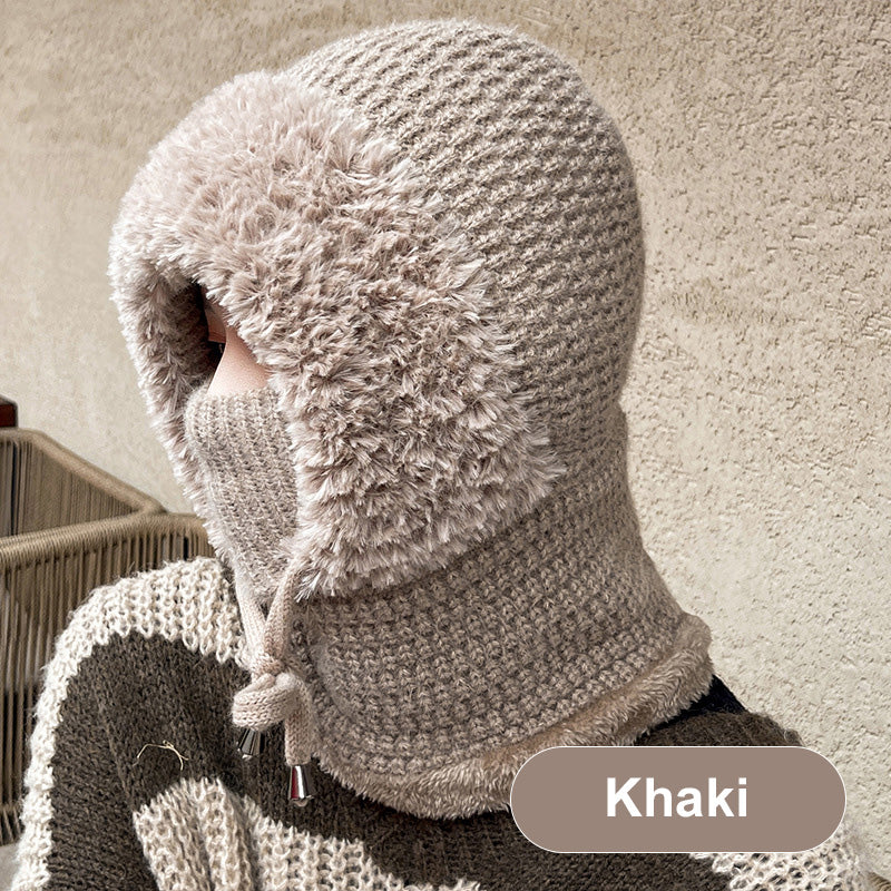 🎁Hot Sale 49% OFF🔥Women's Winter One-Piece Knitted Beanie Scarf Mask 3-in-1 Balaclava
