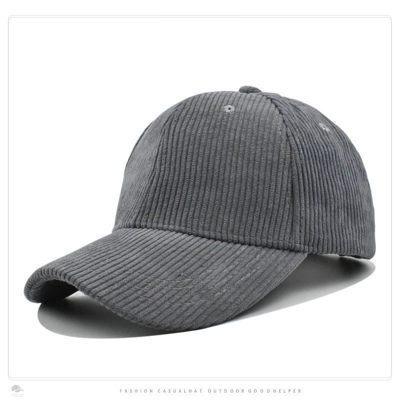 Unisex Elegant Lady Solid Color Curved Eaves Baseball Cap