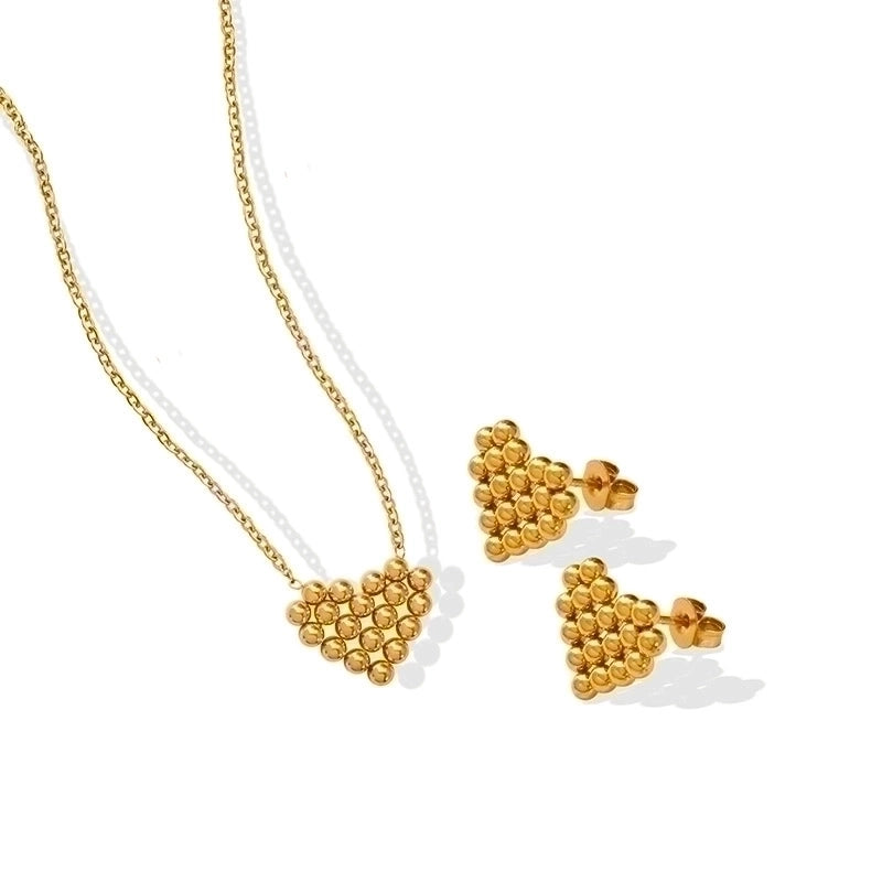 Fashion 304 Stainless Steel No Inlaid 18K Gold Plated