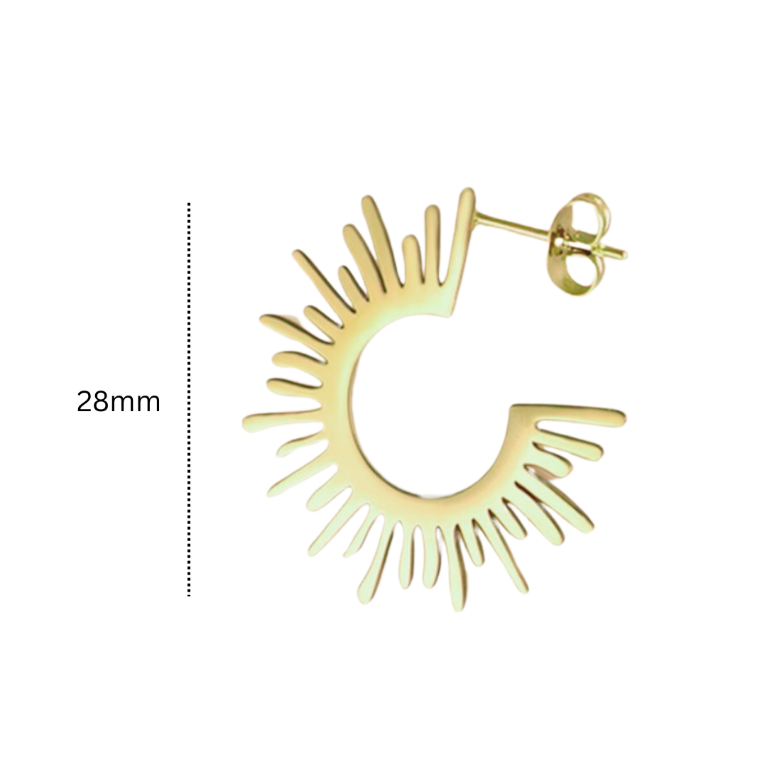 Sunshine hoops - Gold