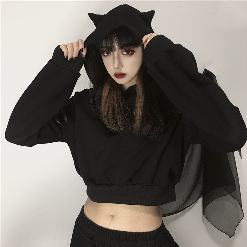 DARK PUNK Cat ear hoodie KF82234