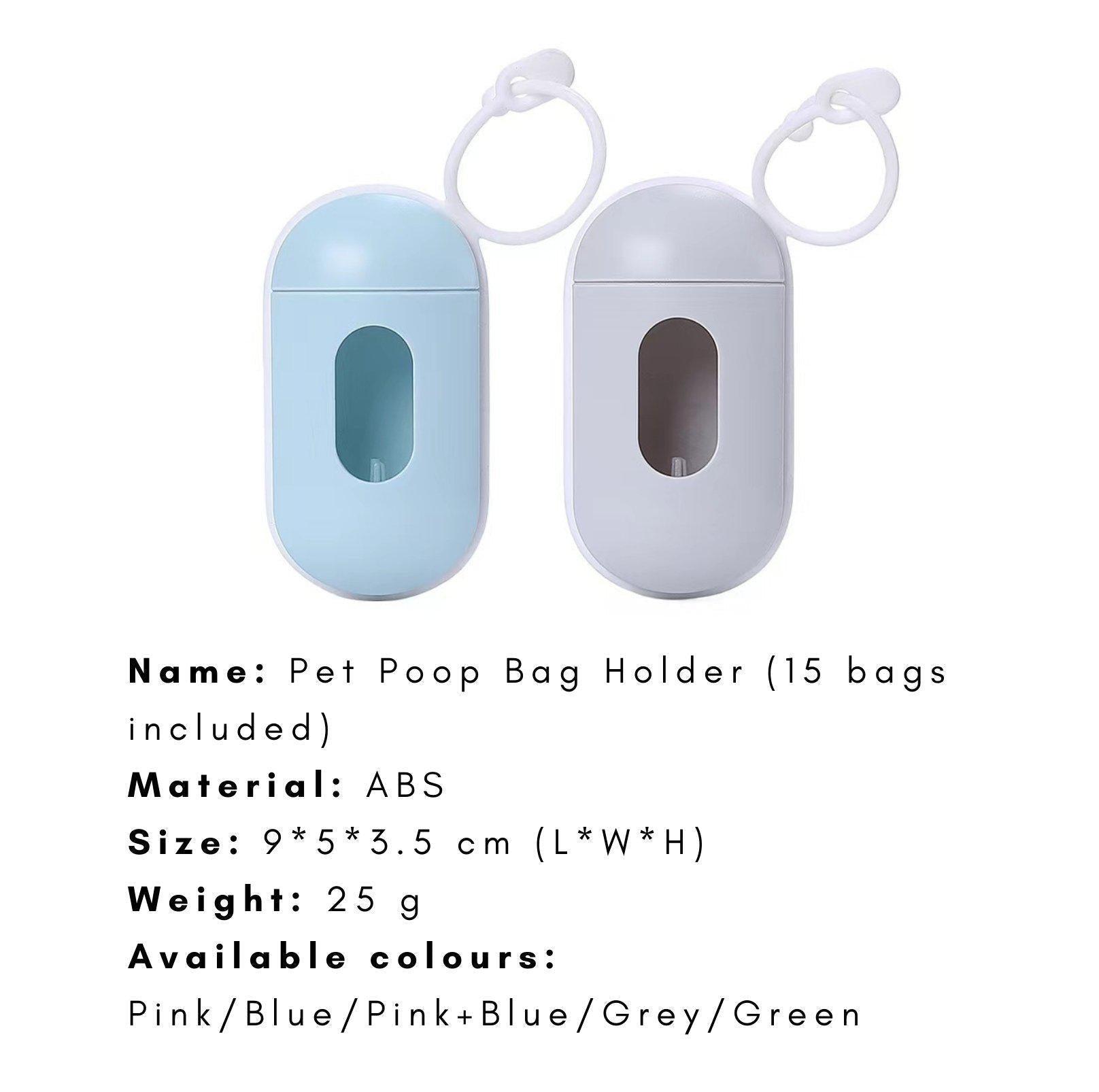 Pet Waste Capsule Bag Holder  (15 bags included)