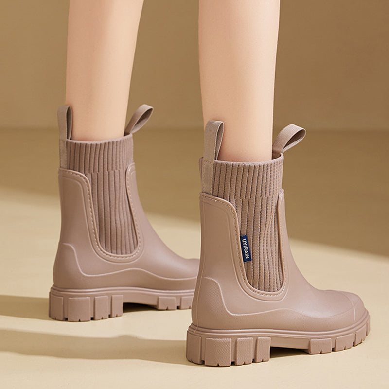 ✨Waterproof Non-Slip Thick Sole Mid-Calf Boots