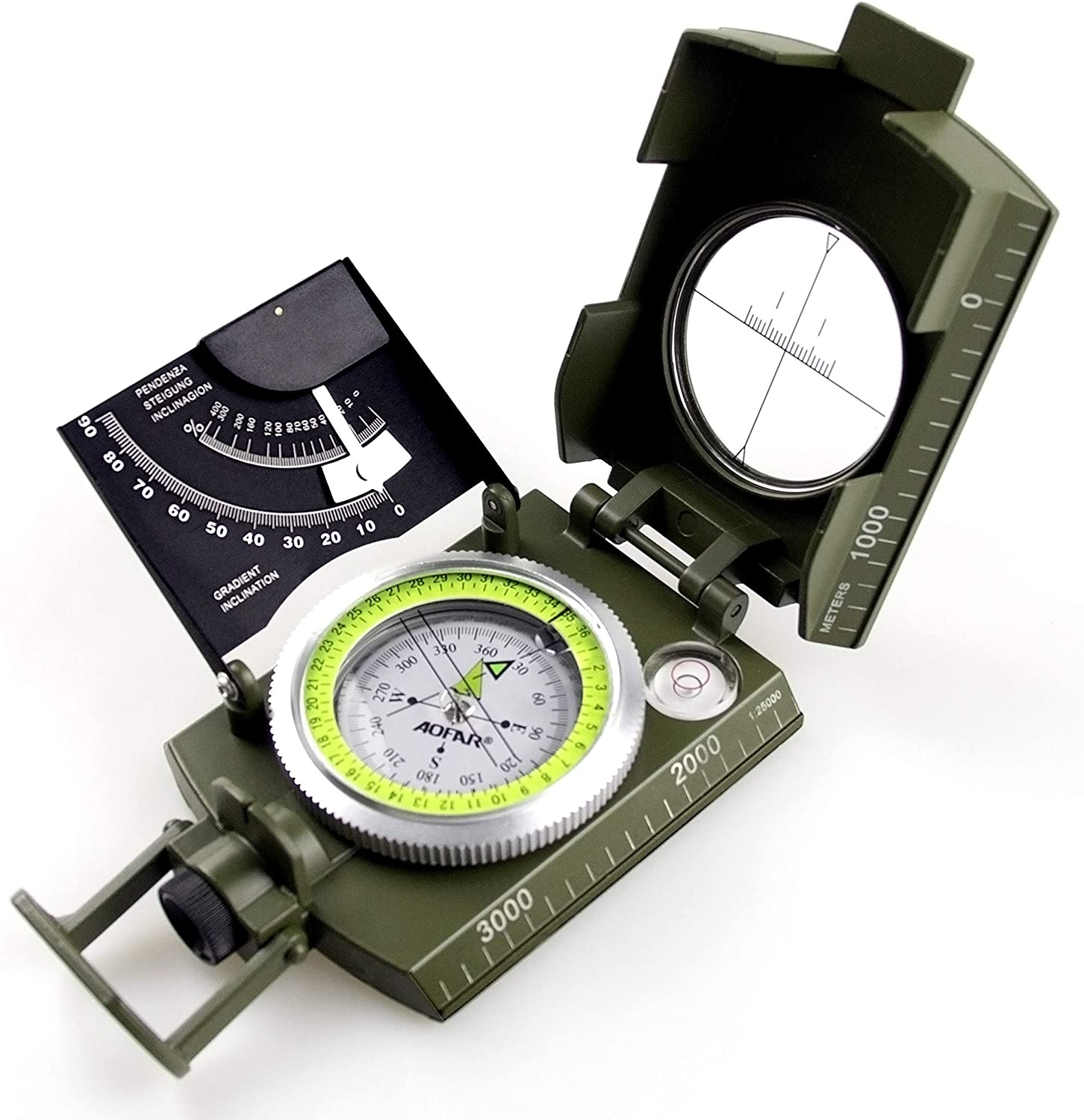 Multifunctional Military Aiming Navigation Compass Compass