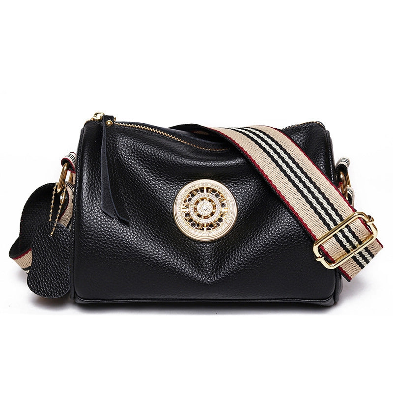 Women's Small All Seasons Leather Vintage Style Classic Style Square Bag