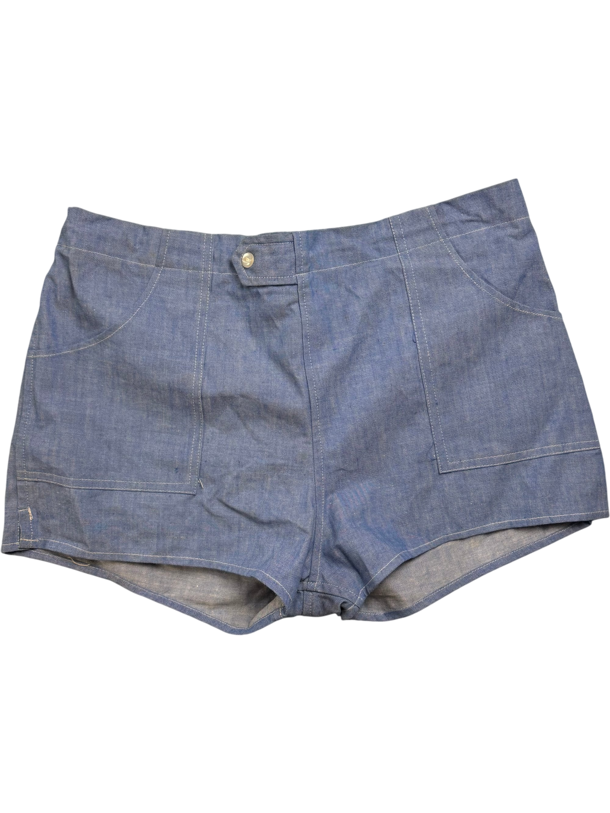 Modern Blue Denim Shorts