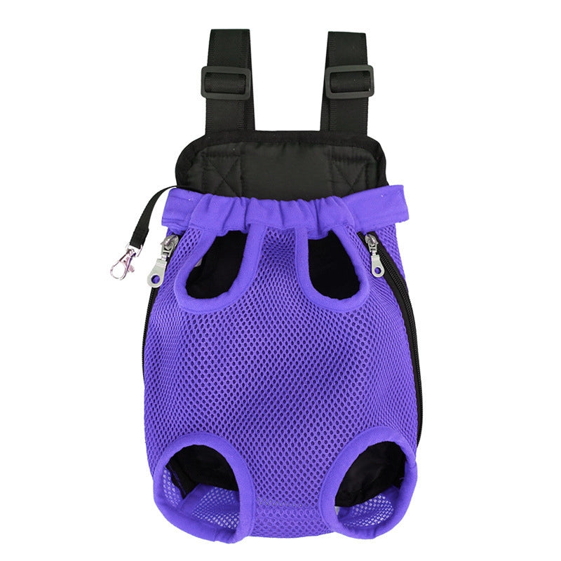 Pet Portable Chest Bag Out Of Pet Cat Bag Dog Mesh Breathable Comfortable Shoulder Pet Bag