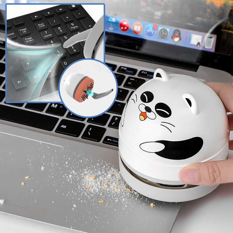 Kawaii Mini Desktop Vacuum Cleaner