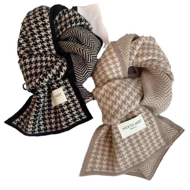 Women's Minimalist Stripe Cotton Scarf