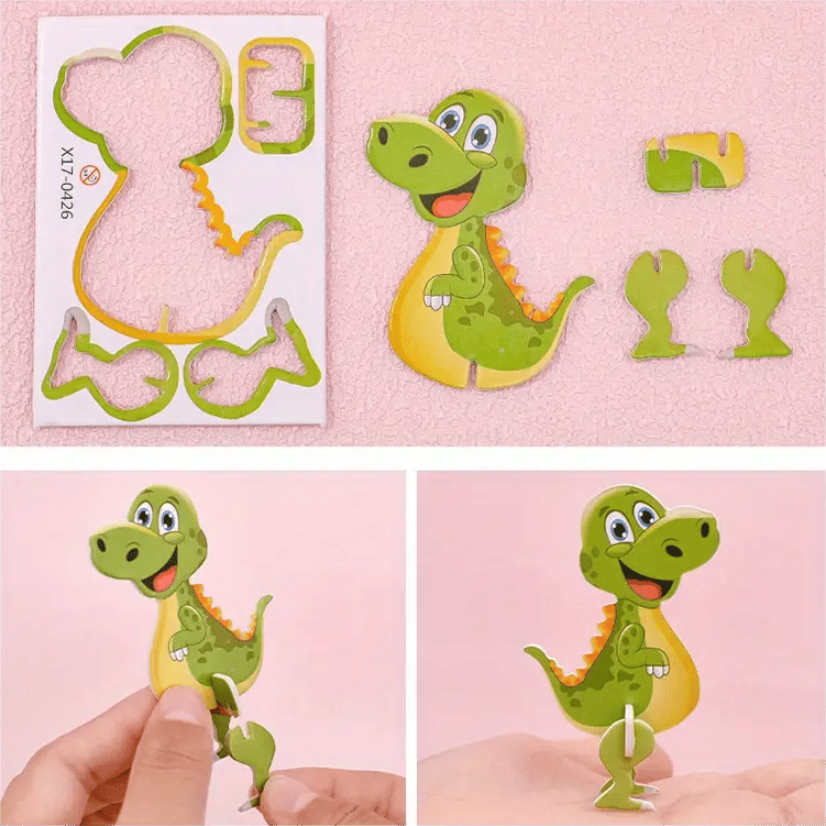 🔥Educational 3D Cartoon Puzzle