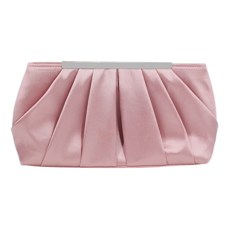 Dark Blue Black Pink Satin Solid Color Square Evening Bags