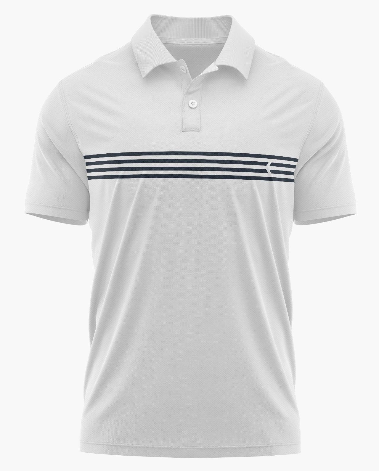 Aero Armour Logo Stripe Polo T-Shirt