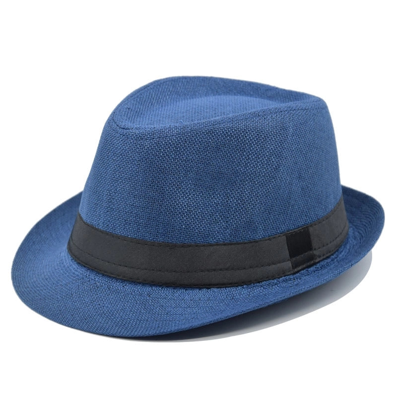 Unisex Modern Style Classic Style Geometric Curved Eaves Sun Hat Fedora Hat