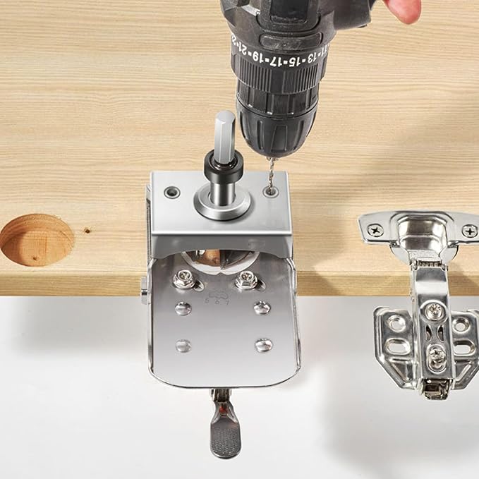 Adjustable Hinge Hole Jig