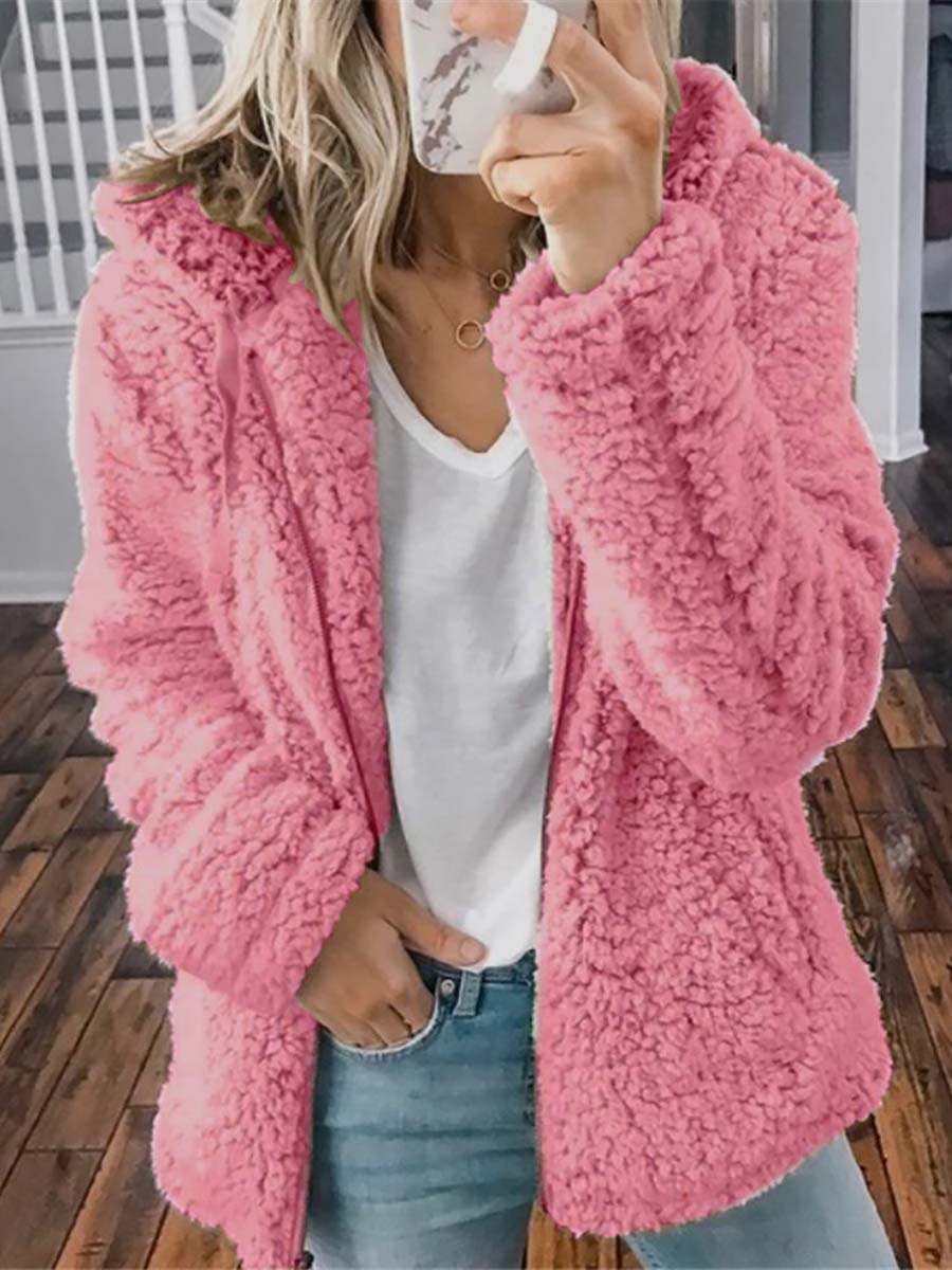 Hooded Fleece Jacket(9 colors)
