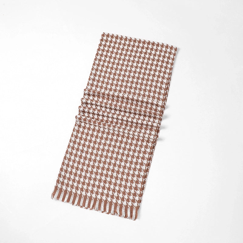 Women's Minimalist Classic Style Color Block Acrylic Polyester Scarf