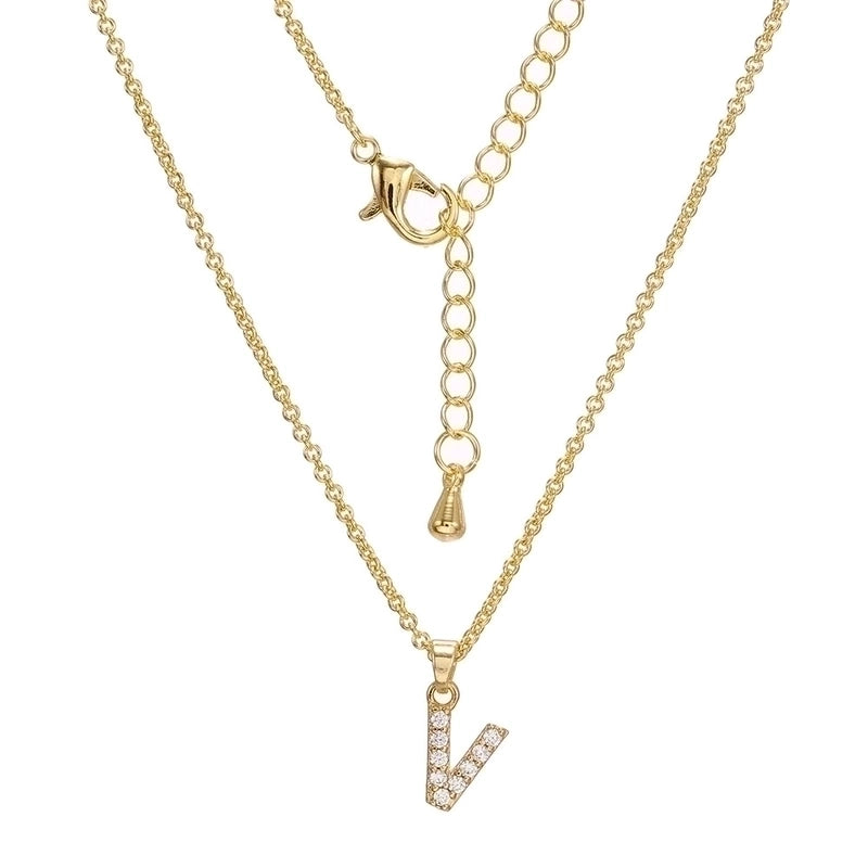 Brass Cable Chain Letter Necklace