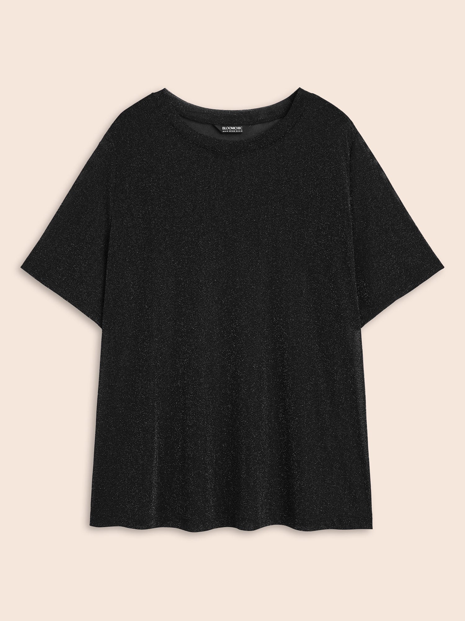 Round Neck Luxe Mesh T-shirt