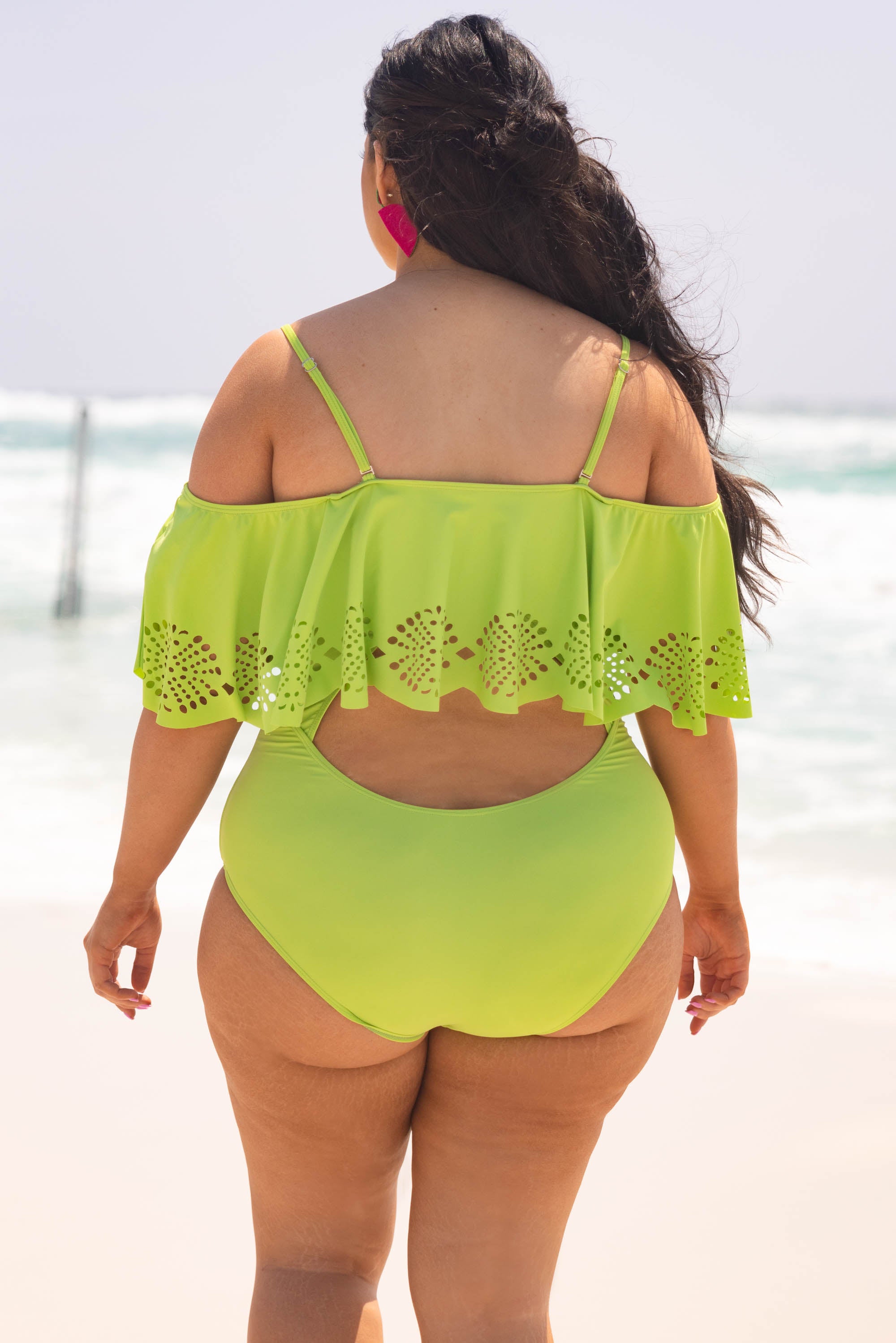 Sunrise And Shine Swimsuit. Green