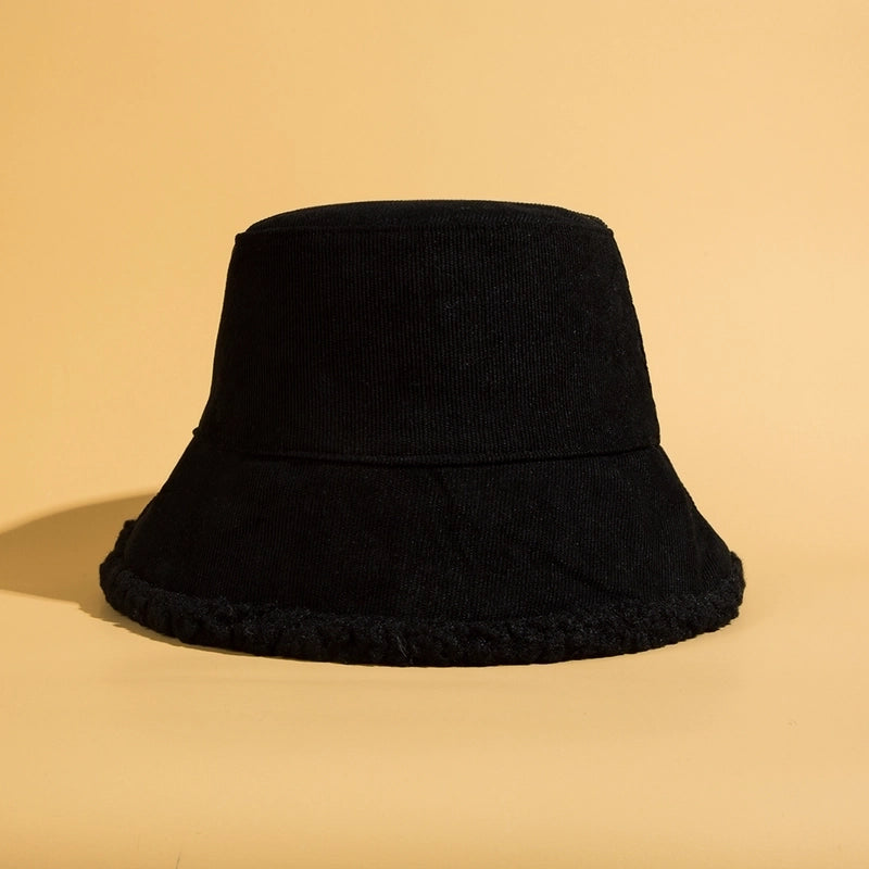 Unisex Minimalist Solid Color Eaveless Bucket Hat