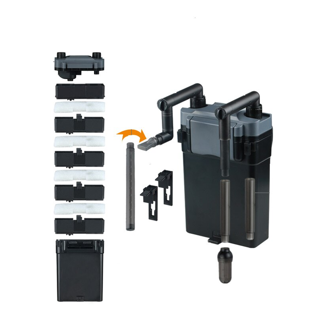 Wall-Mounted Fish Tank Filter Barrel For Aquariums