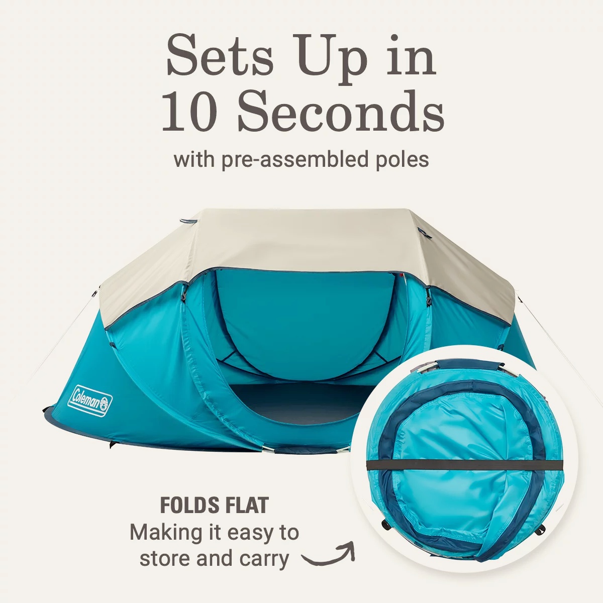 2-Person Camp Burst™ Pop-Up Tent