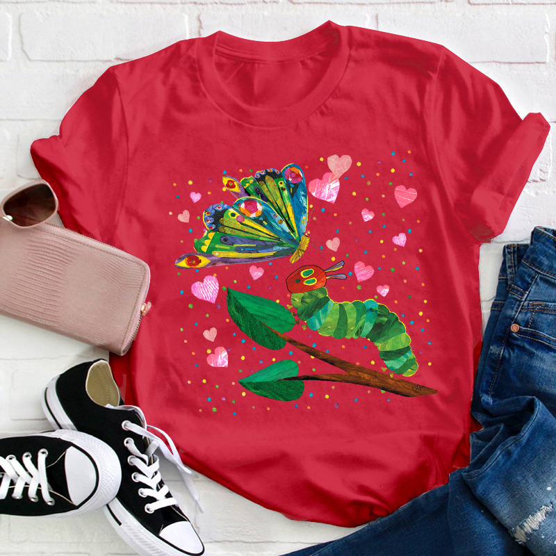 Sweet Caterpillar Teacher T-Shirt