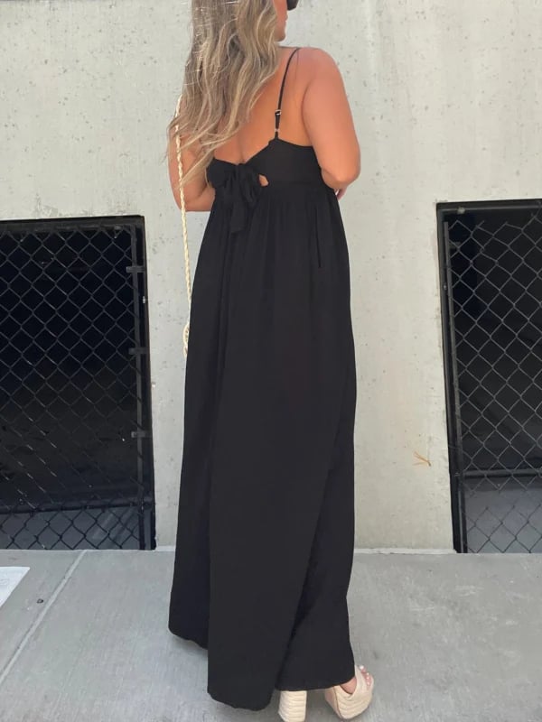 🔥 July Big Sales Save 49% OFF🔥V-Neck Effortless Wide Leg Jumpsuit