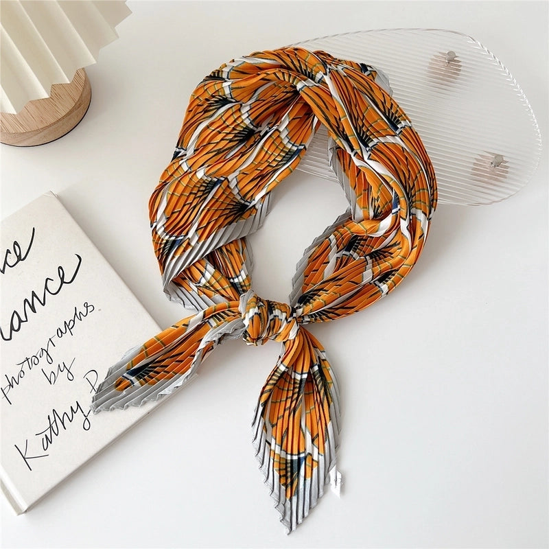 Women's Elegant Printing Polyester Printing Silk Scarf