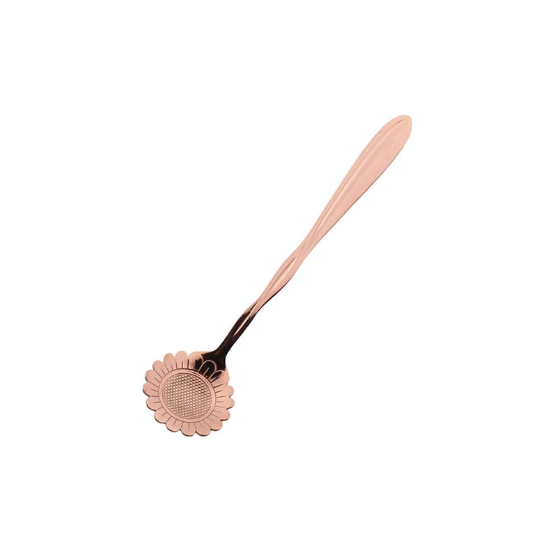 Vacation Flower Stainless Steel Spoon 1 Piece 1 Set