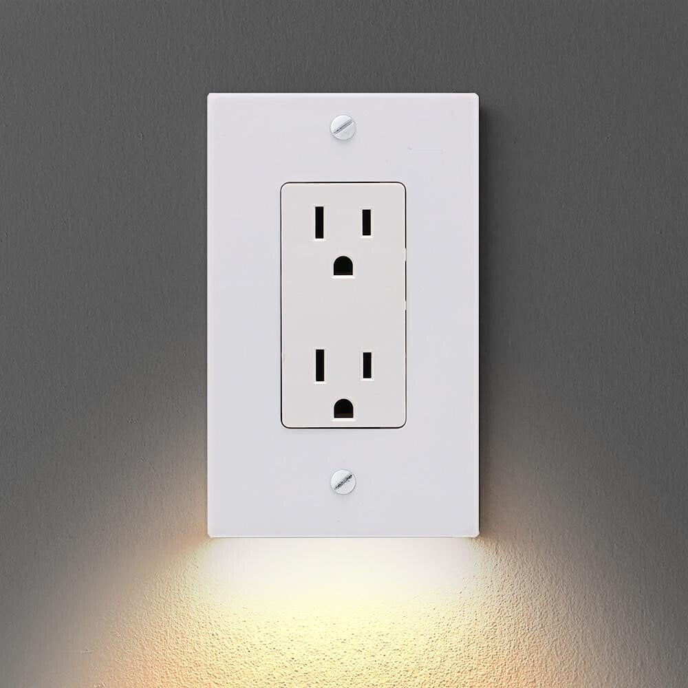 🔥 BIG SALE - 49% OFF🔥Outlet Wall Plate With Night Lights-No Batteries or Wires