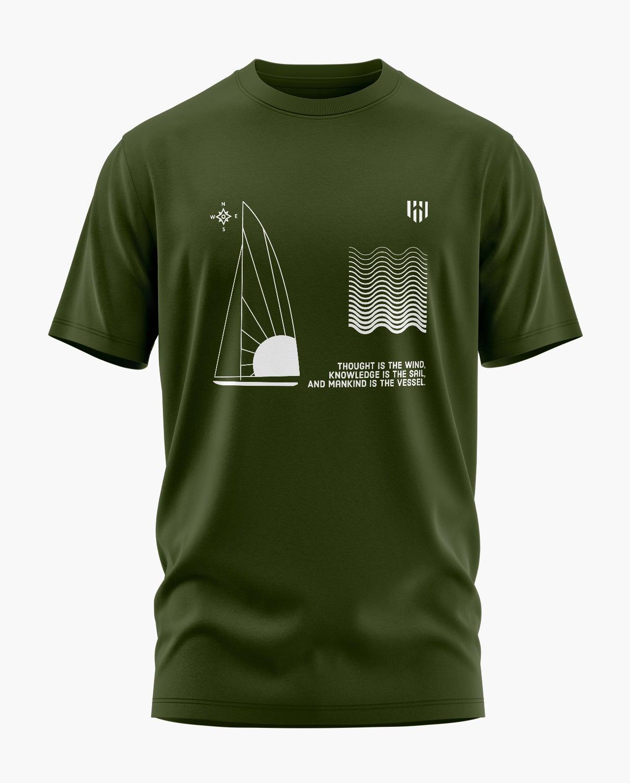 Abstract Sailboat T-Shirt