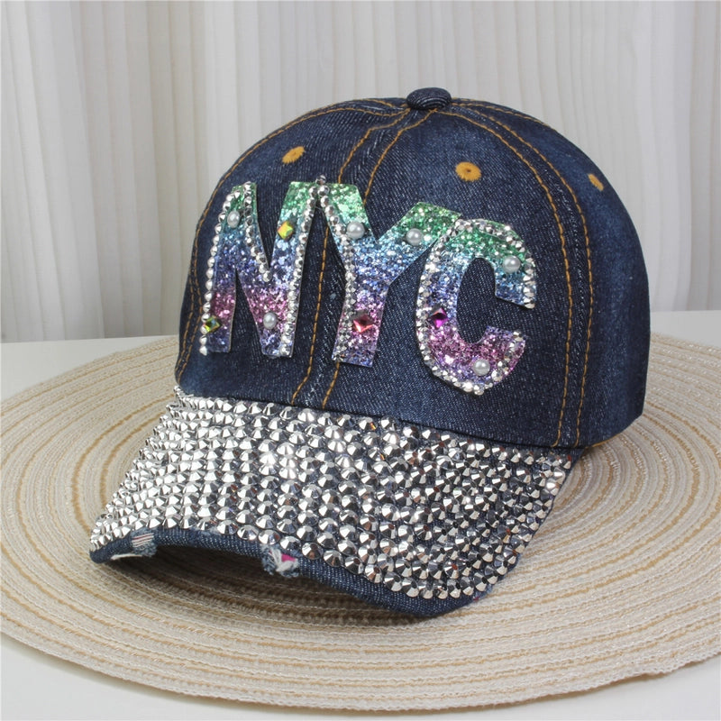 Unisex Streetwear Letter Usa Flower Curved Eaves Baseball Cap